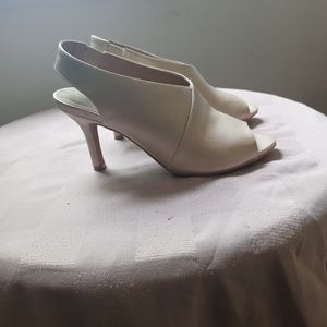 Open toe high heel